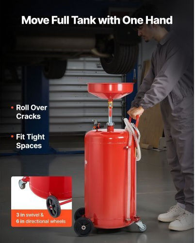 Vevor Manual Oil Can with 95 Liter Capacity