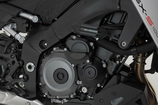 SW-Motech Motorcycle Engine Cover Protector Black