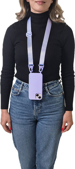 Калъф Силиконов Strap Carryhang Sonique Xiaomi Redmi Note 14 4G 164.84 мм Лилав