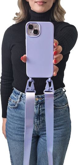 Калъф Силиконов Strap Carryhang Sonique Xiaomi Redmi Note 14 4G 164.84 мм Лилав