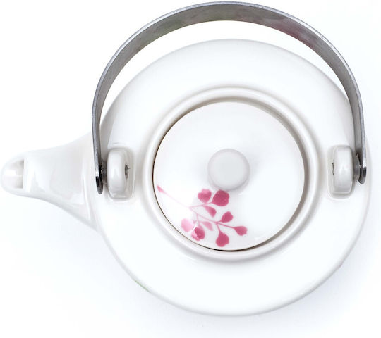 Madras Flower Teapot Porcelain Pink 675ml