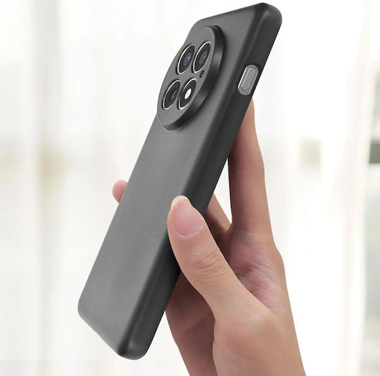 Avizar Handyhülle OnePlus 13 Silikon Weiche Matt Schwarz