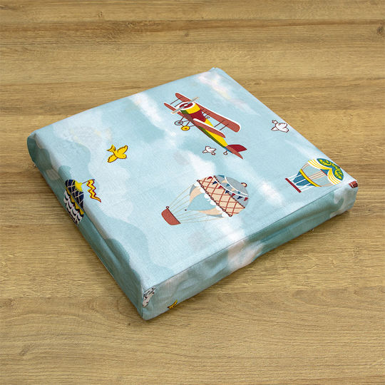 Lino Home Сет Детски Спални Комплекти Полудвойни Памучни Cloud Chasers Petrol 170x260см 3 Бройки