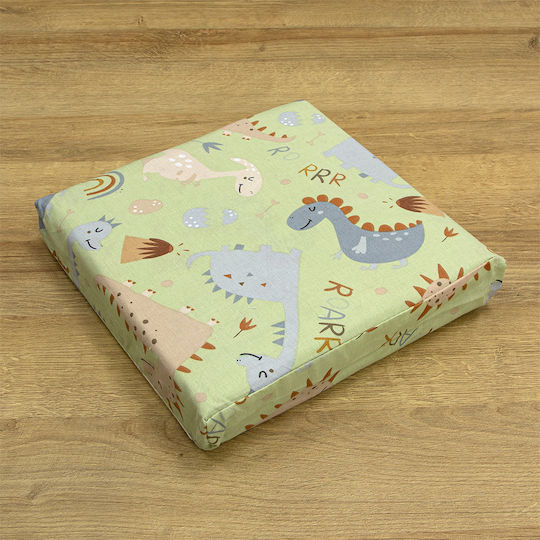 Lino Home Сет Полудвойни Памучни Спални Комплекти Jurrasic Nap Зелен 170x260см 3 Бройки