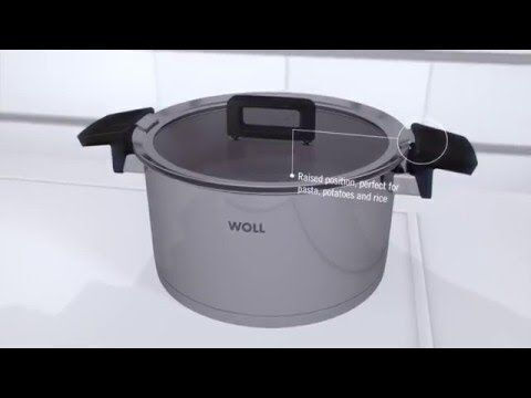 Woll Concept Pots Set of Stainless Steel with Coating 3pcs