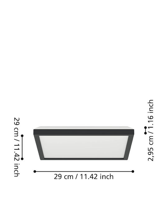 Led Panel Rovito X 29x29x3cm Ν 901442
