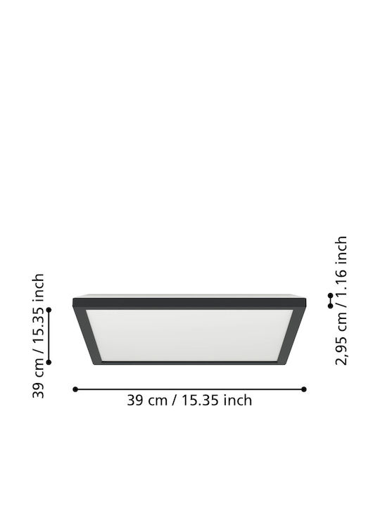 Panou LED Rovito X 39x39x3cm N 901443