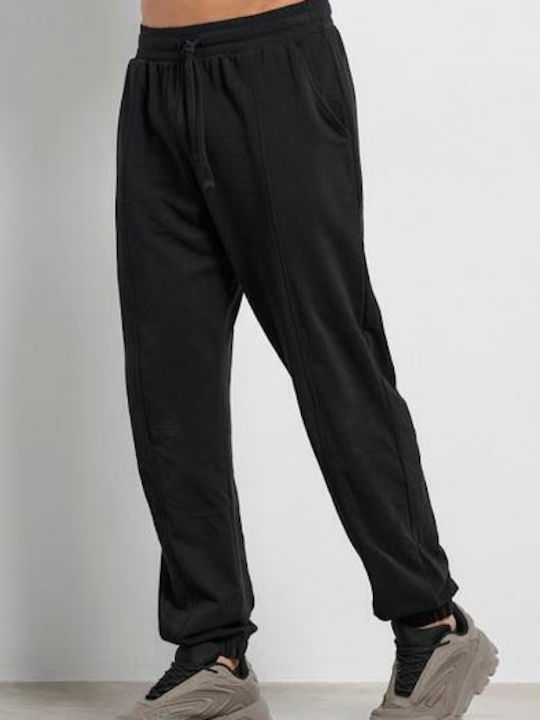 Sweatpants with Elastic Black