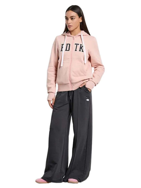 Less Is More High Waist Sweatpants Wide Coal