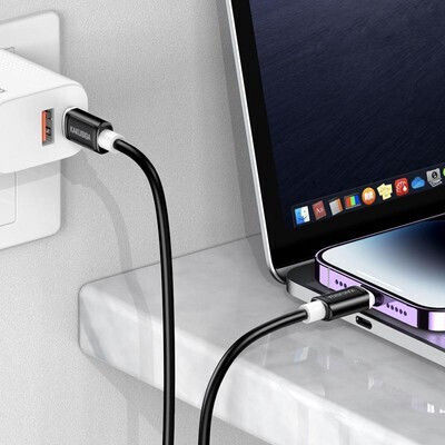 Kakusiga USB-C zu Lightning Kabel 30W Weiß 1m (KSC-998-LC-WH)