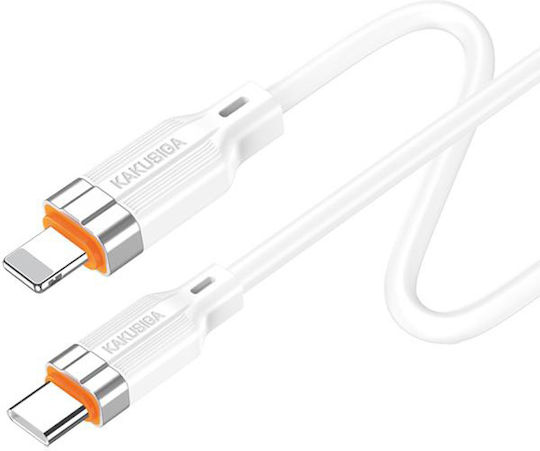 Kakusiga Regular la Cablu Lightning 30W Alb 1m (KSC-995-LC-WH)