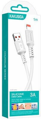Kakusiga USB-A to Lightning Cable Λευκό 1m KSC-984-L-WH