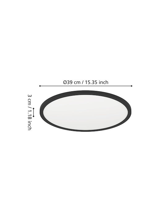 Ceiling Light Minerario X Φ.39cm N 901573