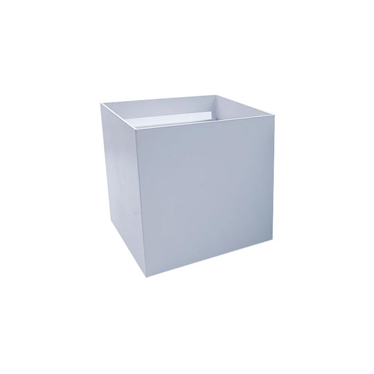 Dimmable Wandmontierte Außenleuchte LED IP65 12W mit RGB Licht 10x10x10εκ.