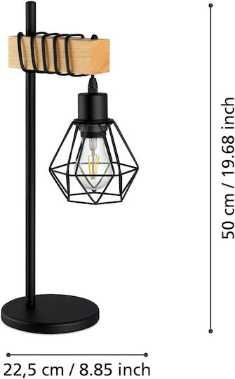 Eglo 44079 Table Lamp Townshend 1xe27 60w 230v FSC Certified