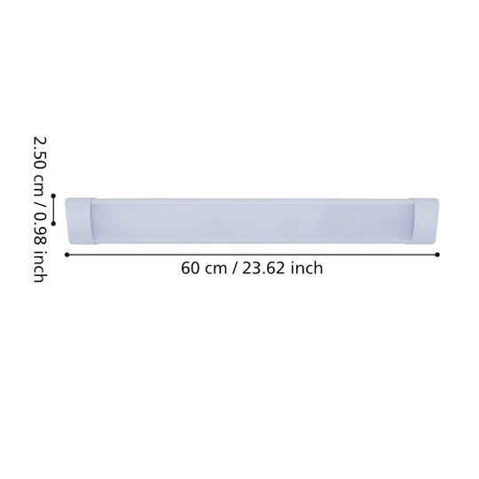 Eglo Commercial Linear Ceiling Light L60xD7.5xH2.5cm