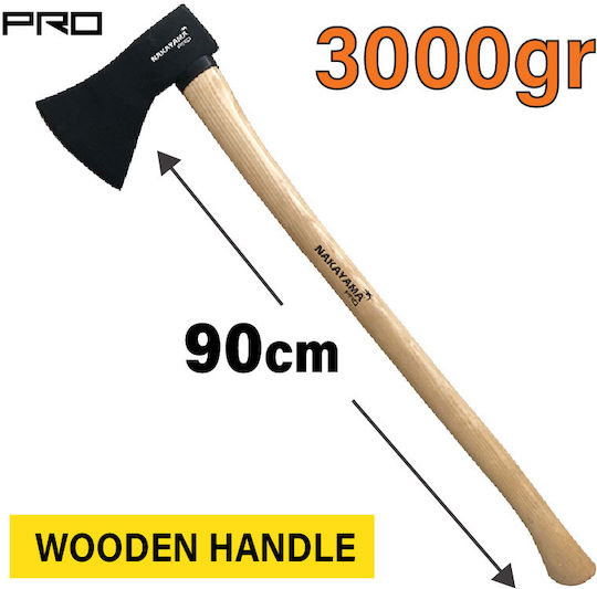 Nakayama SSF558 Äxte Länge 90cm und Gewicht 3kg mit Holzgriff