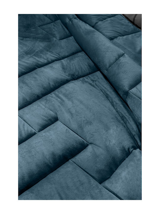 Guy Laroche Комплект Пухено Куинсайз 220x240бр Scarlett Blue Saphire 3бр 530 г/м²Gsm