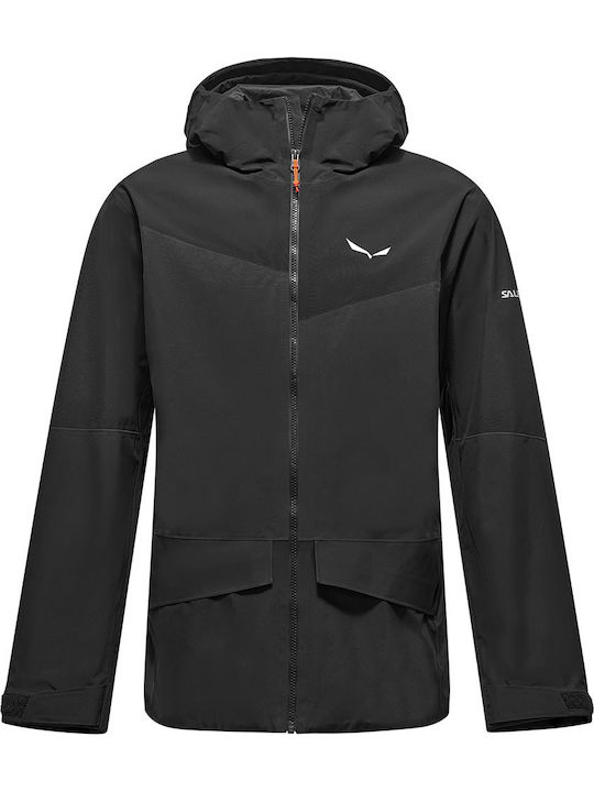Puez Catinaccio 2 Twr Hd Winter Hardshell Waterproof and Windproof Black Jacket