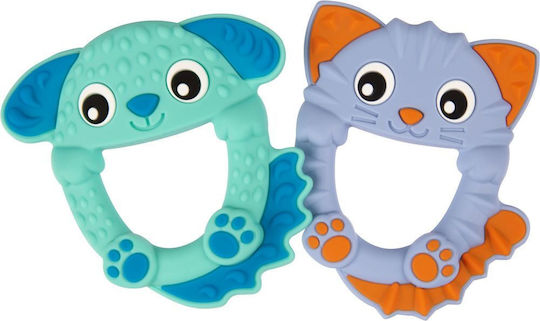 Playgro Μασητικός Κρίκος Οδοντοφυΐας από Σιλικόνη για 3 m+ 2τμχ