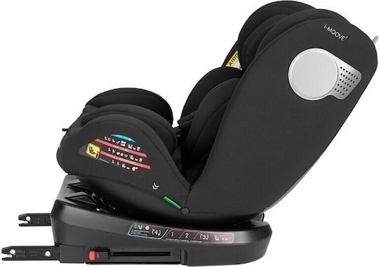 Kikka Boo I-Moove Autositz i-Size mit Isofix Dark Grey