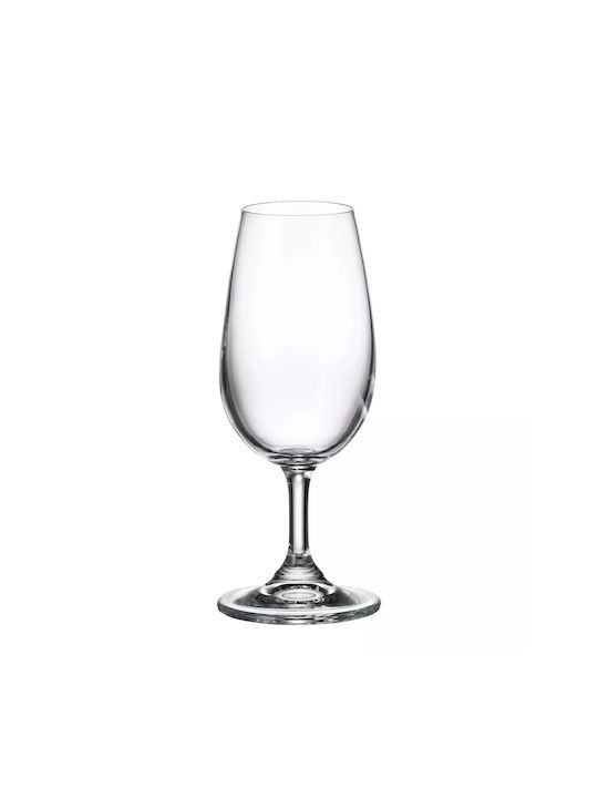 Crystal Bohemia Set of Glasses Cocktail/Drinking / Liqueur/Ouzo / Shooters made of Crystal Stemmed 6pcs