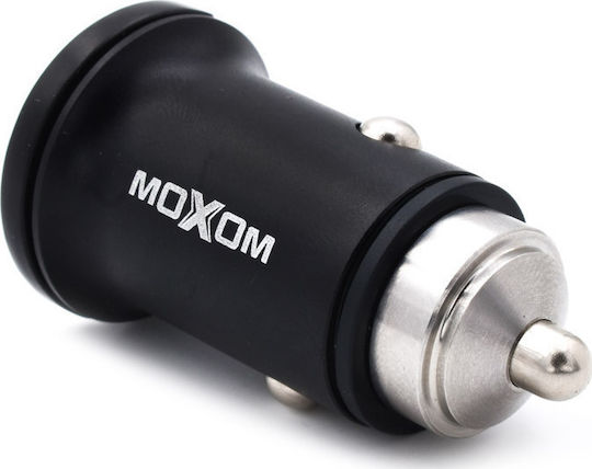 Moxom Auto-Ladegerät 33W 3.6A Schnellladung mit Anschlüssen: 1xUSB 1xType-C Schwarz Farbe