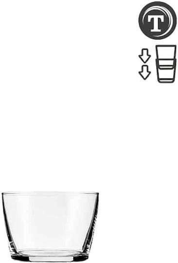 Vicrila Set Gläser Cocktail/Trinken / Whiskey aus Glas 12Stück