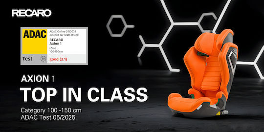 Recaro Axion 1 Καθισματάκι Αυτοκινήτου High-back Booster i-Size με Isofix Gallant Grey 9-36 kg