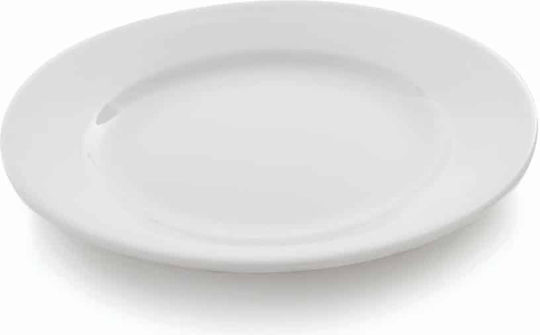 GTSA Trattoria Farfurie joasă din Porțelan Alb cu Diametru 17cm 6buc