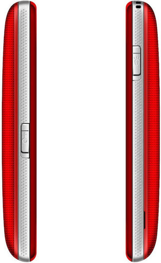 Evolveo EasyPhone Single SIM Mobile with Large Buttons Red