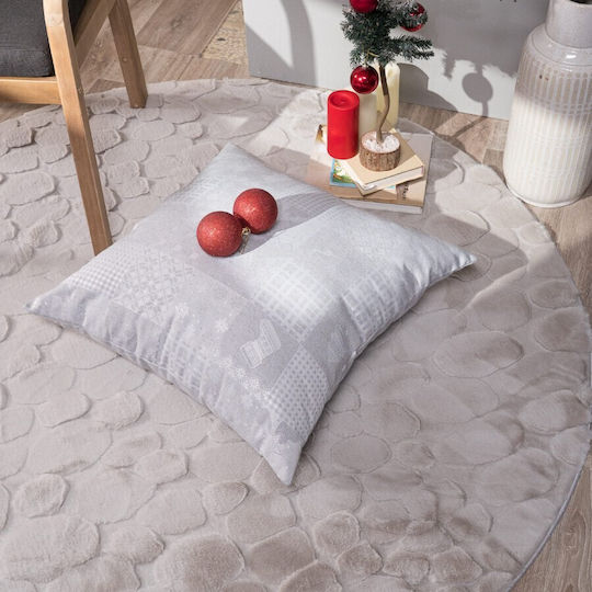 Teoran Christmas Decorative Square Pillowcase Gray 30x30cm
