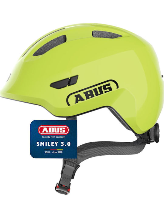 Abus Smiley 3.0 Kids' Helmet for City Bike Yellow