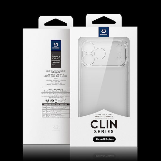 Dux Ducis Clin Back Cover Silicone / Plastic Transparent (iPhone 17 Pro Max)