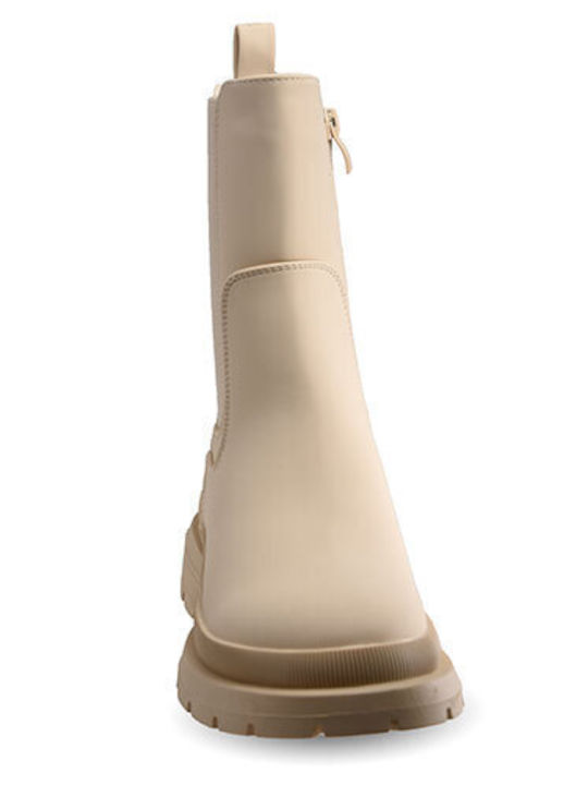 Women's Chelsea Boots Beige