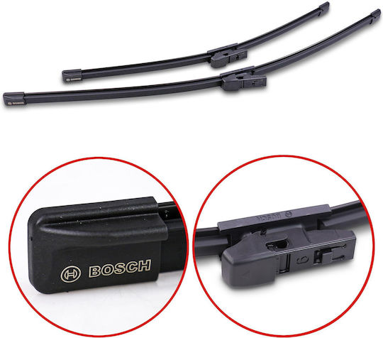 Bosch Aerotwin Front Car Wiper Set 650mm/500mm for Volkswagen Golf