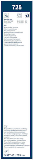 Bosch TWIN Front Set Car Wiper Blades 650mm 550mm