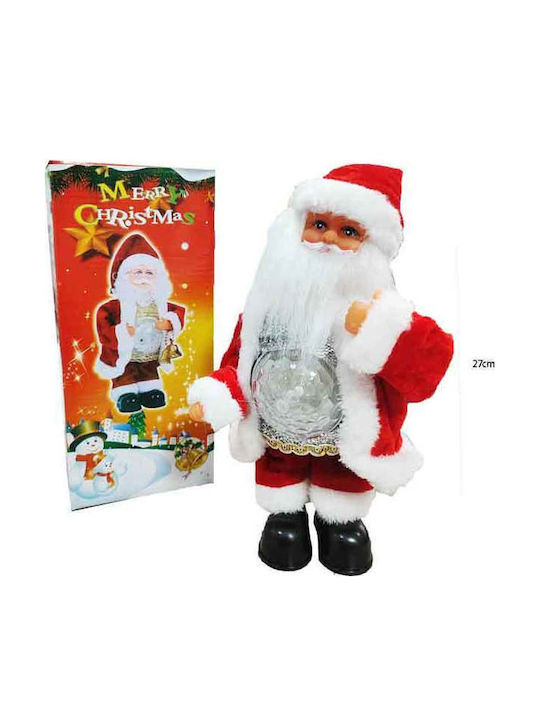 Leuchtender Dekorativer Weihnachtsmann Rot 27cm Dekorativ