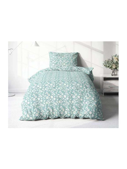 Vanora Bettbezug-Set Baumwolle Doppelbett mit 2 Kissenbezügen & 1 Bettlaken 200x220 Nova