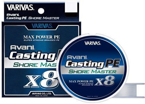Νημα Varivas Avani Casting Pe Max Power X8 Shore Master 200m Pe 0.6