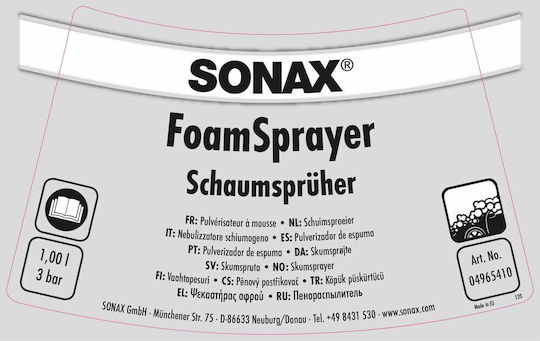 Sonax FoamSprayer Аφροποιвател За Прахосмукачка С Капацитет 1000мл