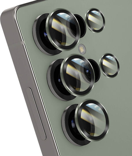 Forcell Camera Protection Tempered Glass Green for the Samsung Galaxy S25 Ultra