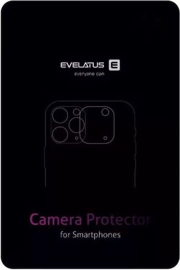 Evelatus Camera Protection Tempered Glass Black for the iPhone 15