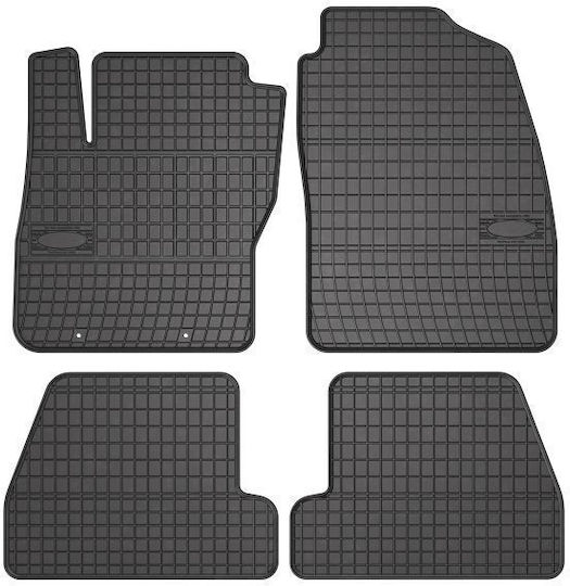 Frogum Set of Front and Rear Mats 4pcs for Opel Signum / Vectra Ford Focus 2011-2018 Black