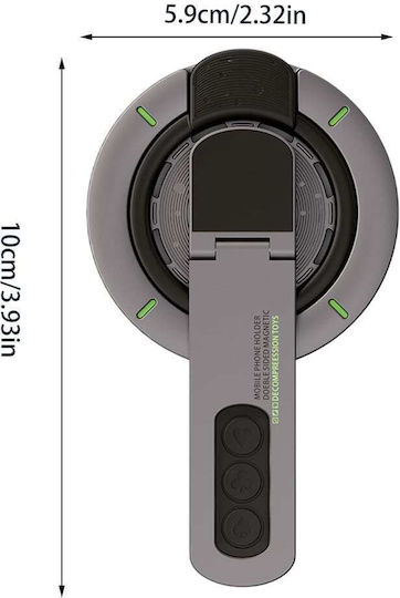 Techsuit Ring Holder Κινητού σε Γκρι χρώμα