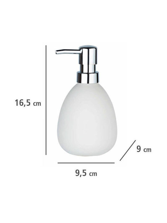 Wenko Dispenser Metallic White 390ml