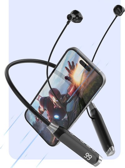 Dudao U5 Max Earbud Bluetooth Handsfree Ακουστικά Μαύρα