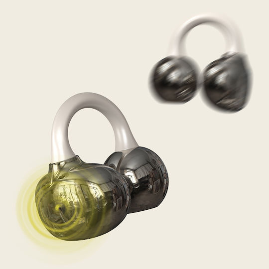 Dudao U20 Open Ear Bluetooth Handsfree Ακουστικά με Θήκη Φόρτισης Μαύρα