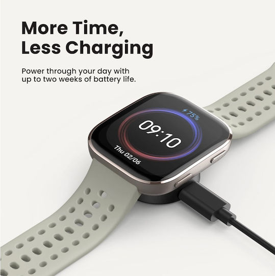 Amazfit Bip 6 46мм Водоустойчив Смартчасовник с Пулсомер (Blush)