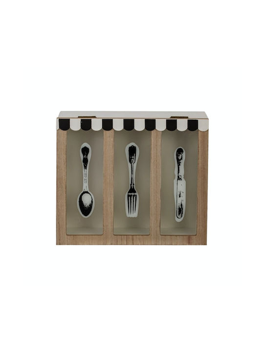 Uncle George Drawer Dividers Wooden in White Colour 23x26x7cm